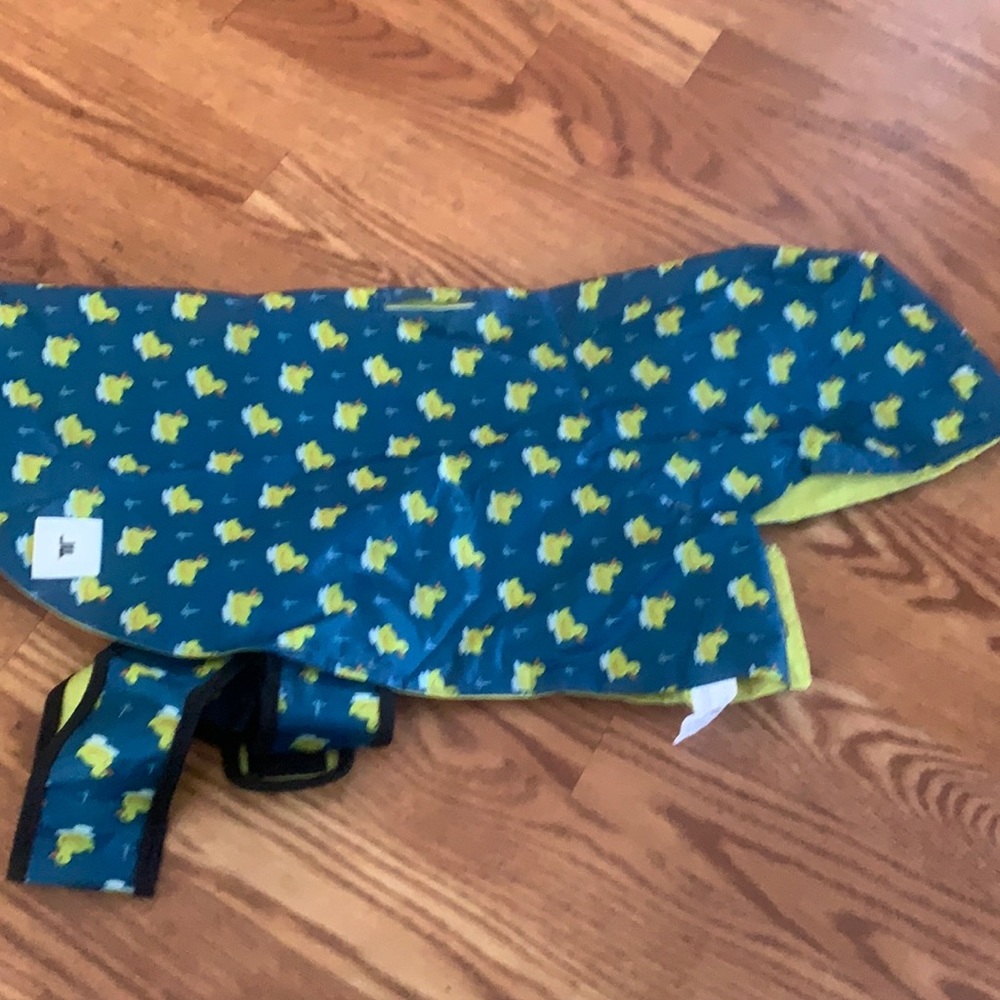 London fog Dog jacket raincoat with hood